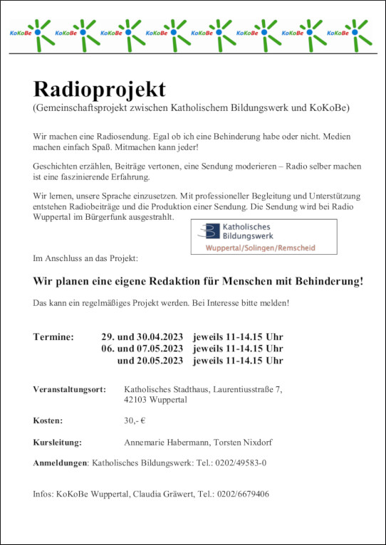 Radioprojekt 2023