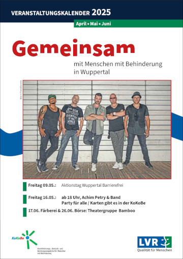 Titelseite Freizeitkalender Gemeinsam